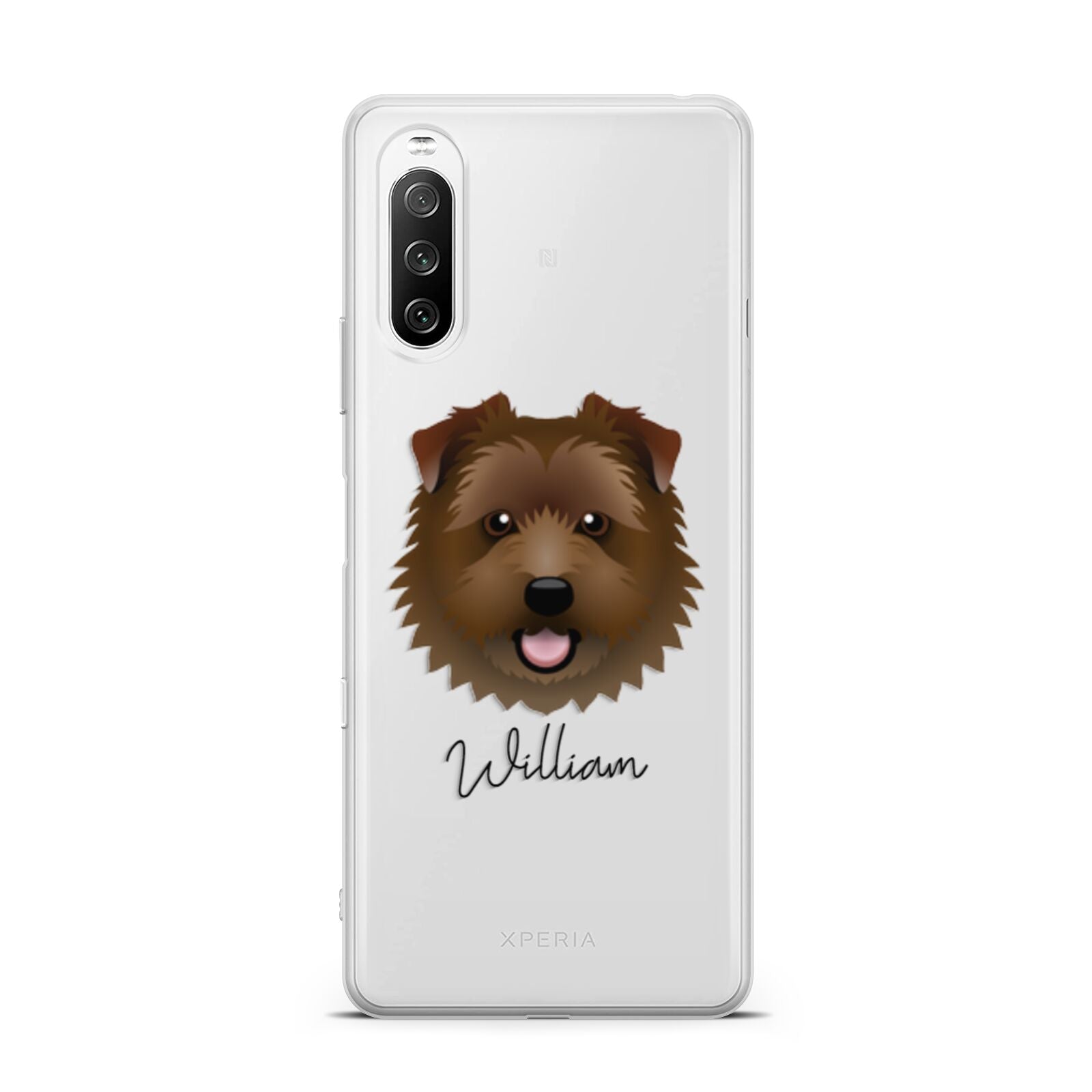 Norfolk Terrier Personalised Sony Xperia 10 III Case