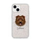 Norfolk Terrier Personalised iPhone 14 Glitter Tough Case Starlight