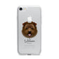 Norfolk Terrier Personalised iPhone 7 Bumper Case on Silver iPhone