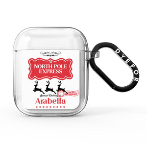 North Pole Express Personalised AirPods Case
