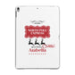 North Pole Express Personalised Apple iPad Grey Case