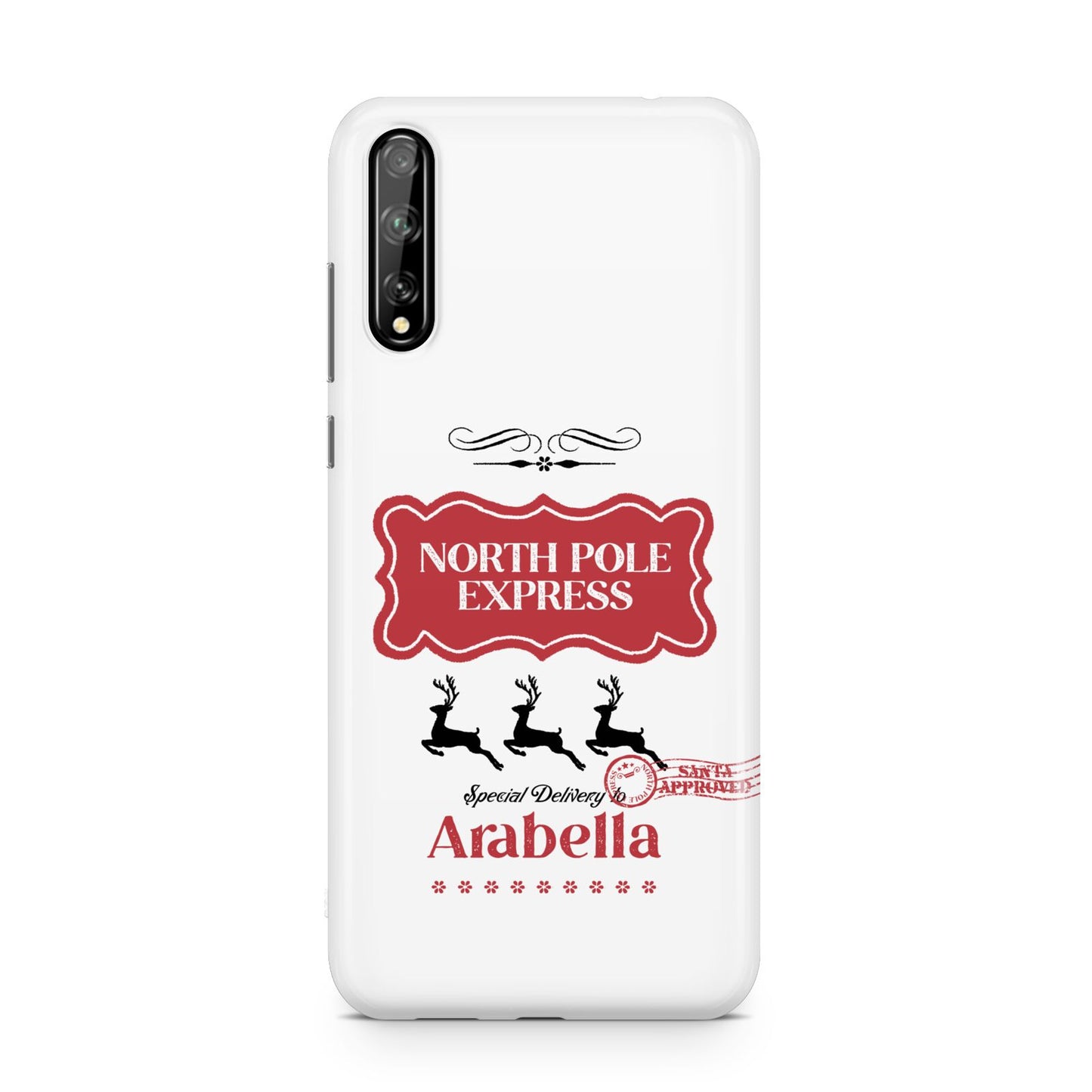 North Pole Express Personalised Huawei Enjoy 10s Phone Case