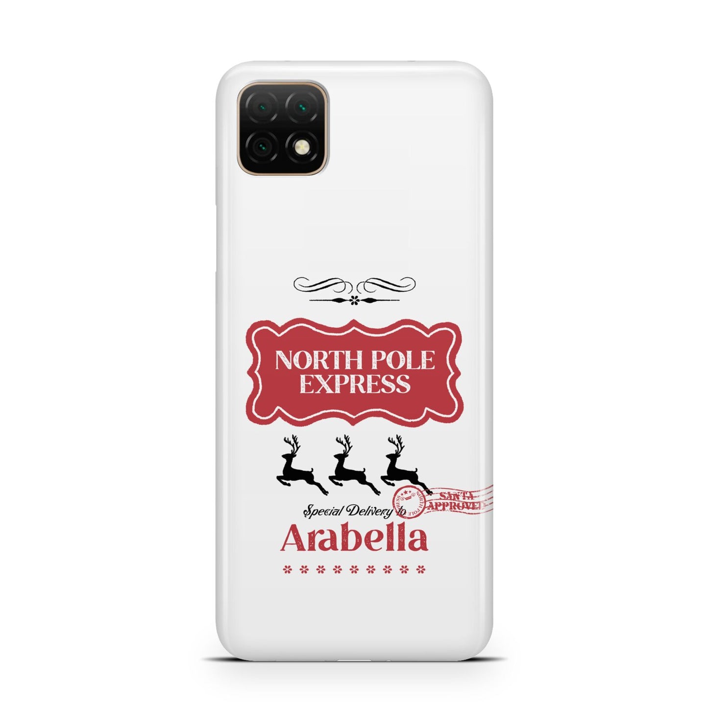 North Pole Express Personalised Huawei Enjoy 20 Phone Case