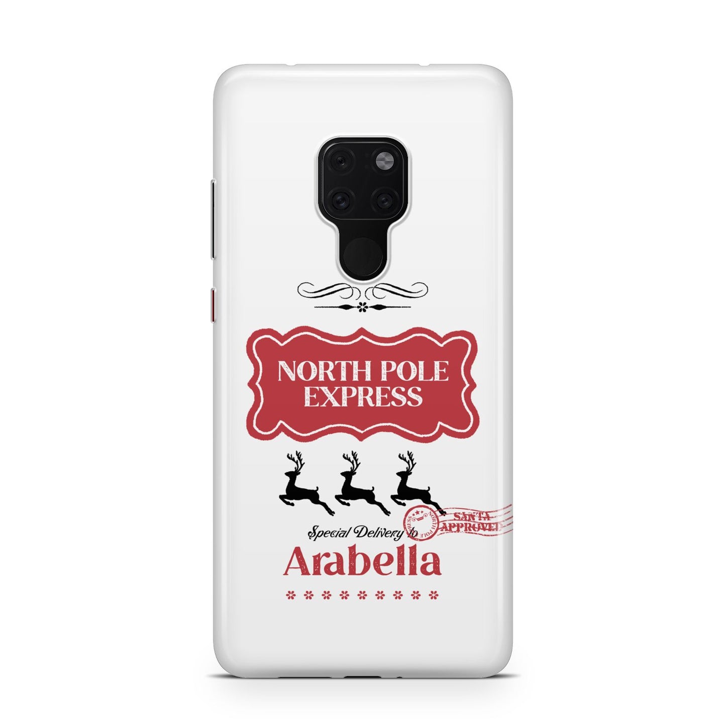 North Pole Express Personalised Huawei Mate 20 Phone Case