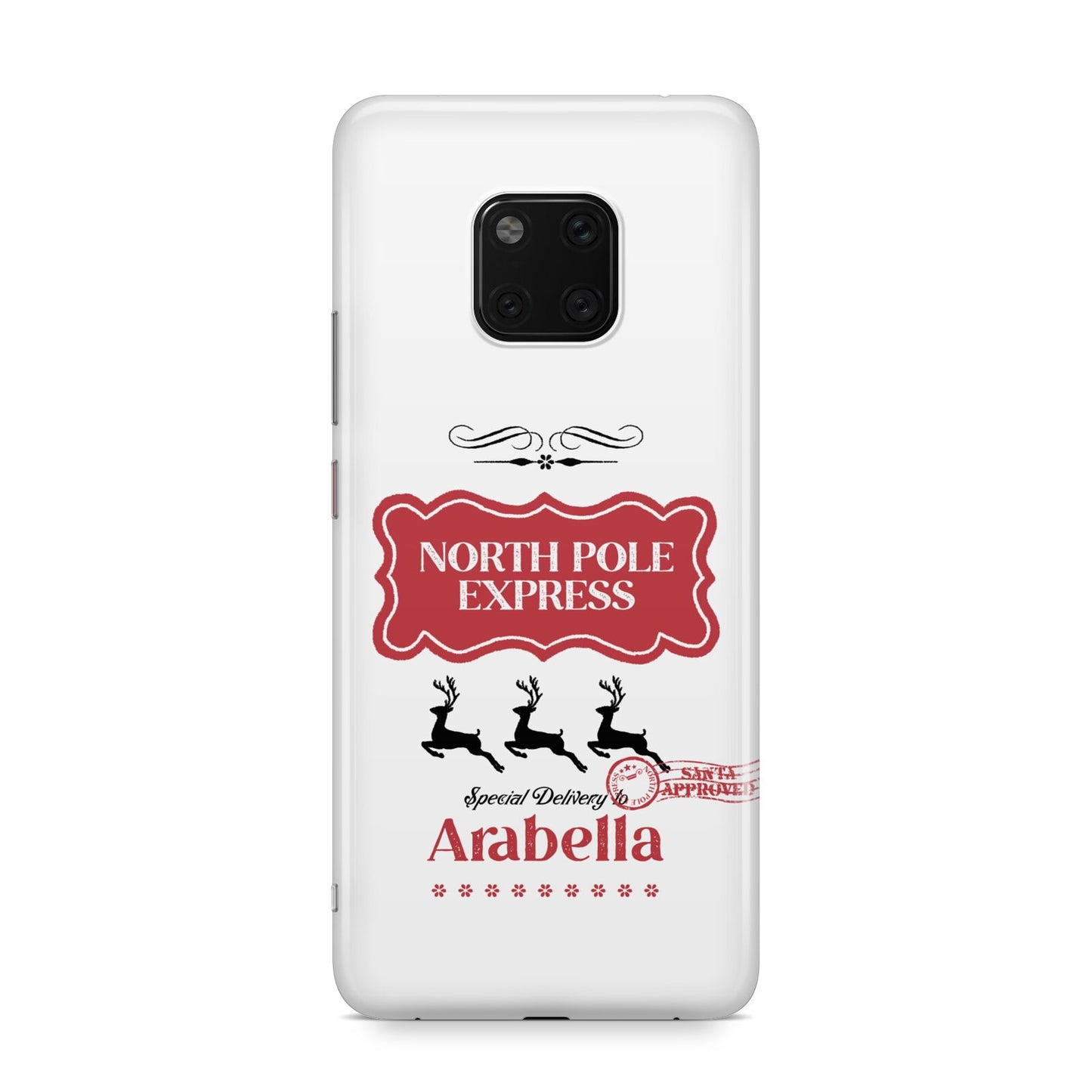 North Pole Express Personalised Huawei Mate 20 Pro Phone Case