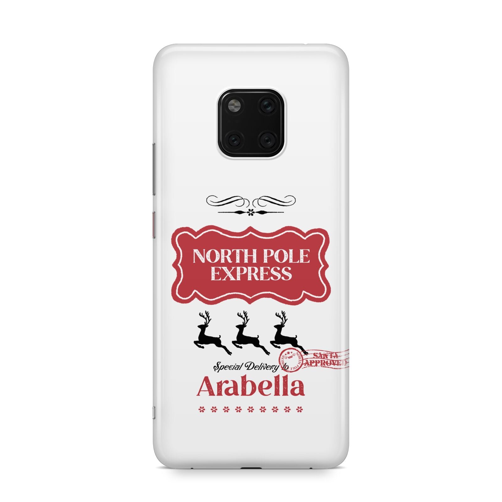 North Pole Express Personalised Huawei Mate 20 Pro Phone Case