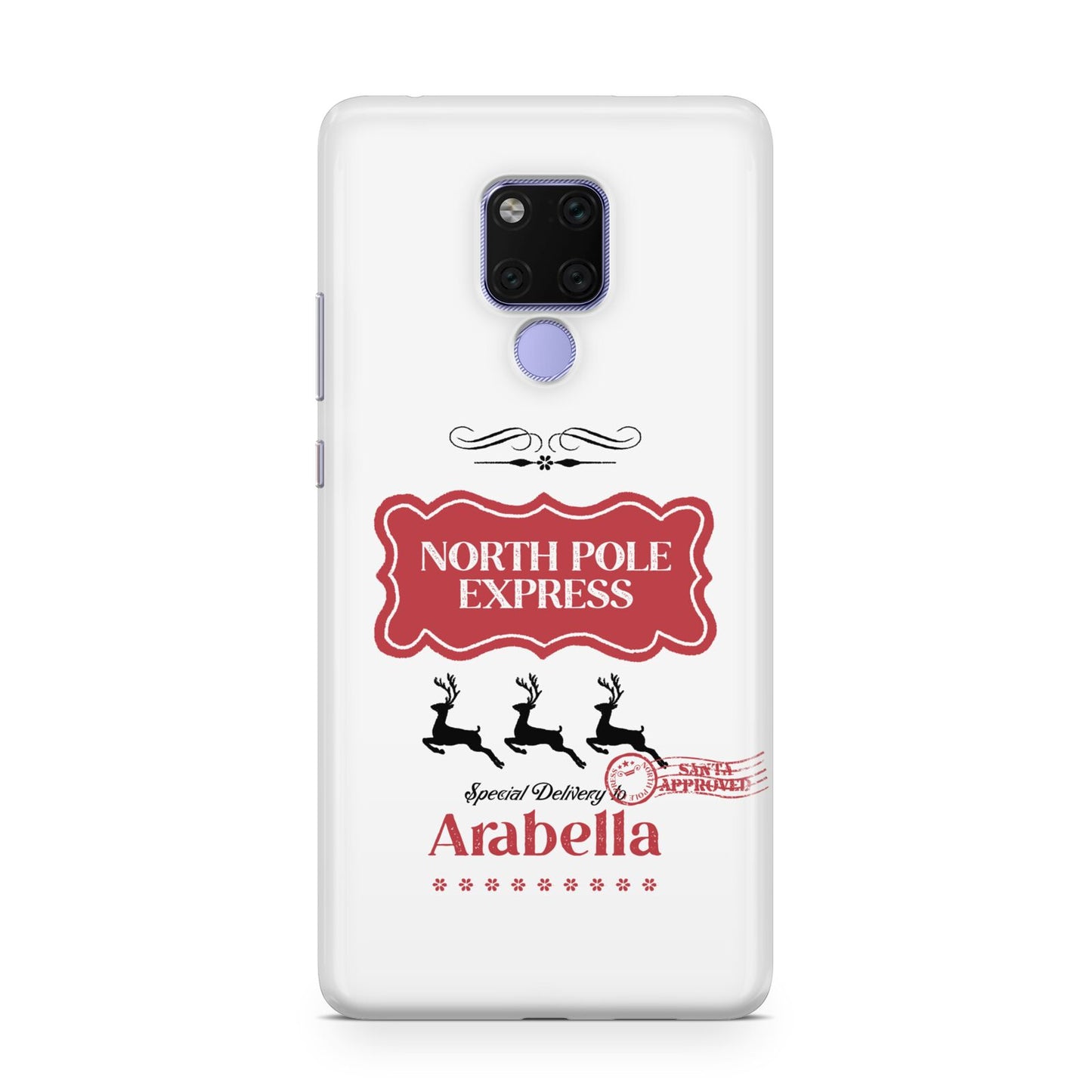 North Pole Express Personalised Huawei Mate 20X Phone Case