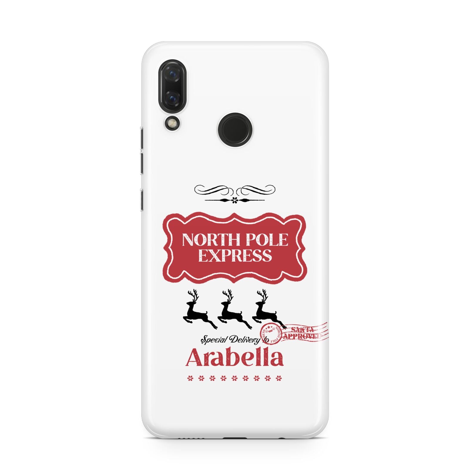 North Pole Express Personalised Huawei Nova 3 Phone Case