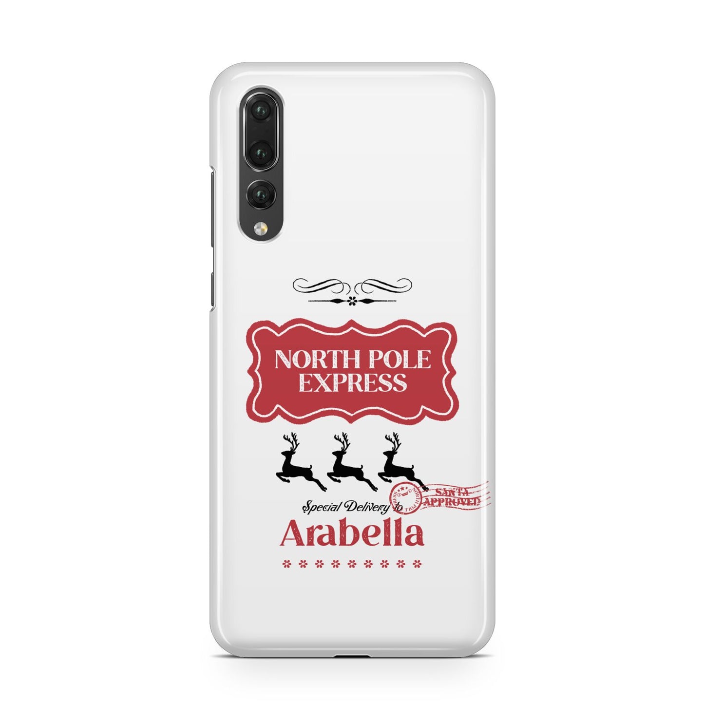 North Pole Express Personalised Huawei P20 Pro Phone Case