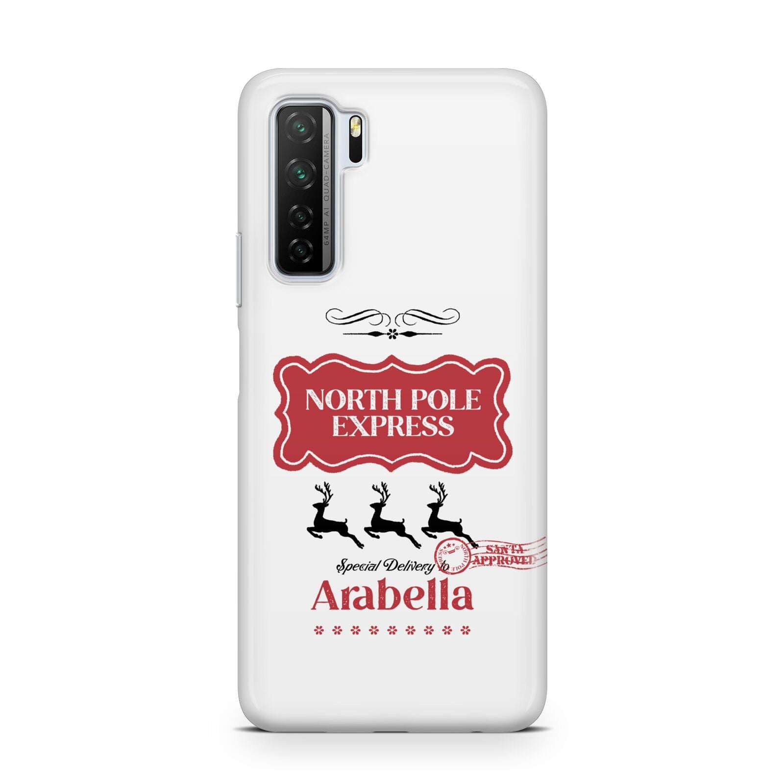 North Pole Express Personalised Huawei P40 Lite 5G Phone Case