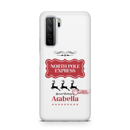 North Pole Express Personalised Huawei P40 Lite 5G Phone Case