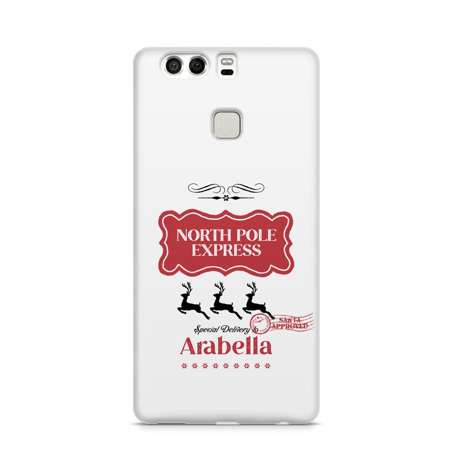 North Pole Express Personalised Huawei P9 Case