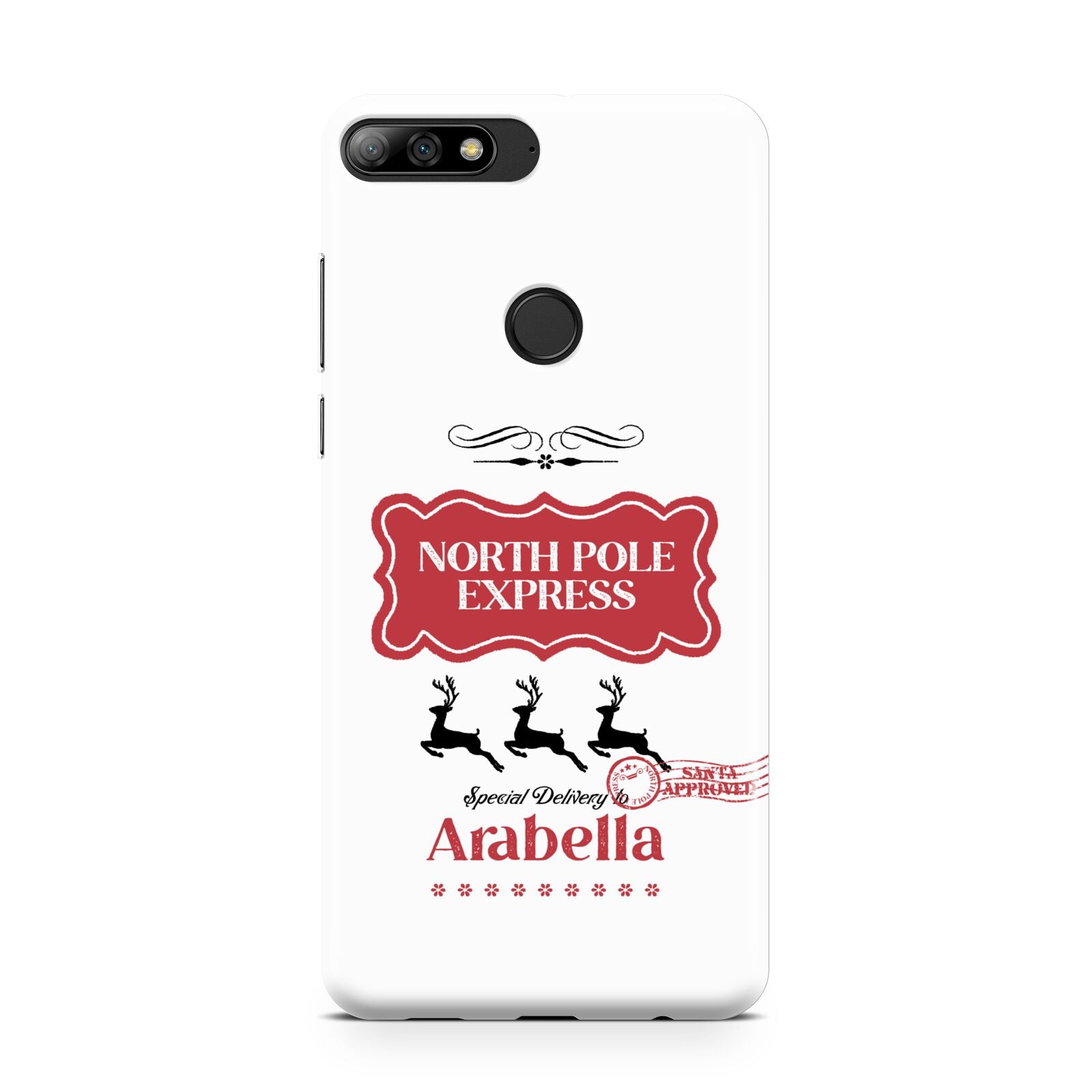 North Pole Express Personalised Huawei Y7 2018