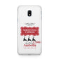 North Pole Express Personalised Samsung Galaxy J3 2017 Case