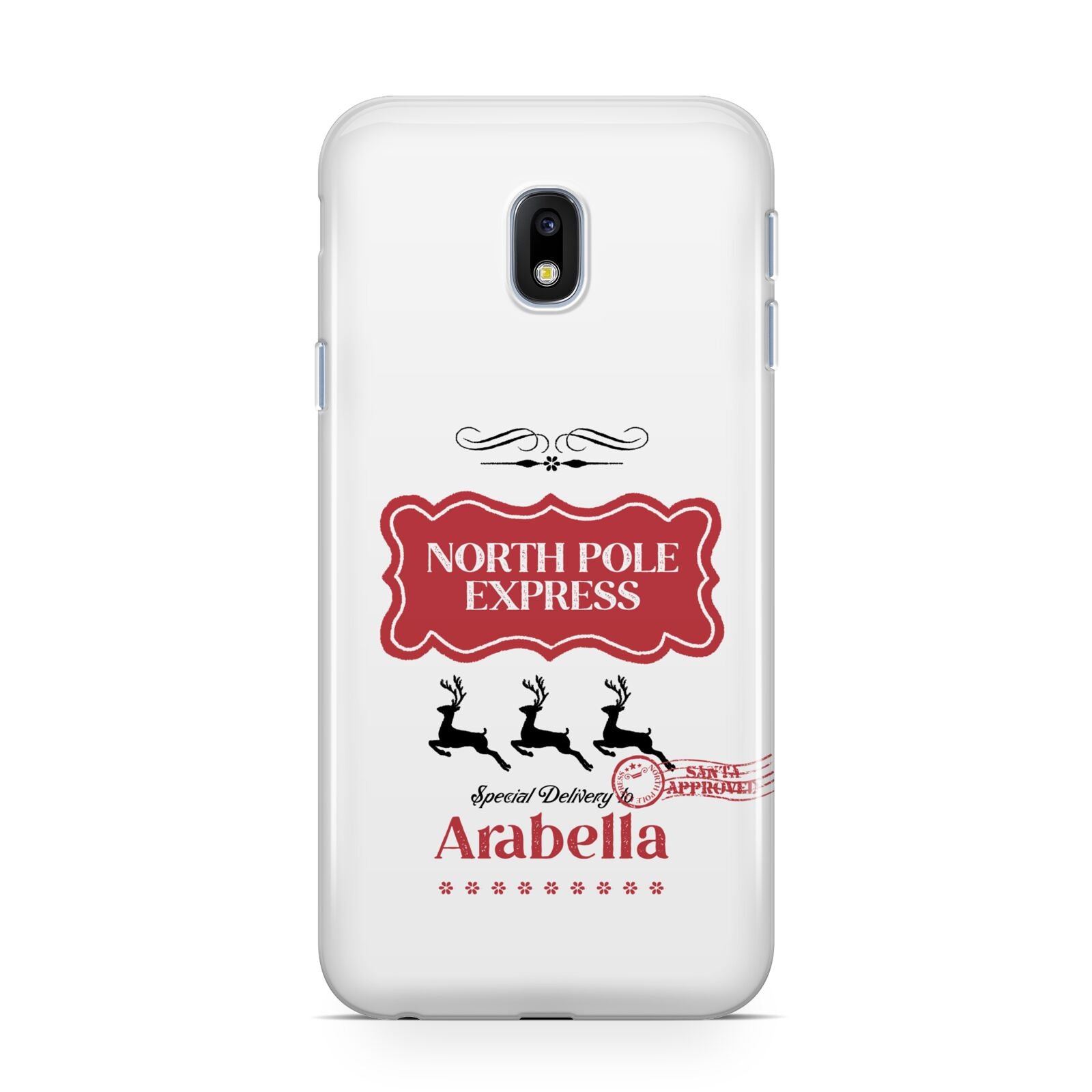 North Pole Express Personalised Samsung Galaxy J3 2017 Case