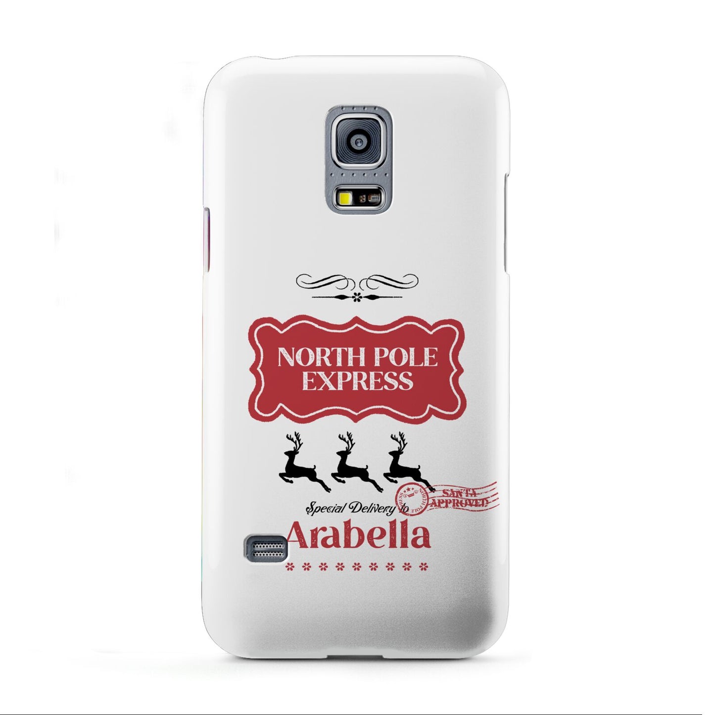 North Pole Express Personalised Samsung Galaxy S5 Mini Case