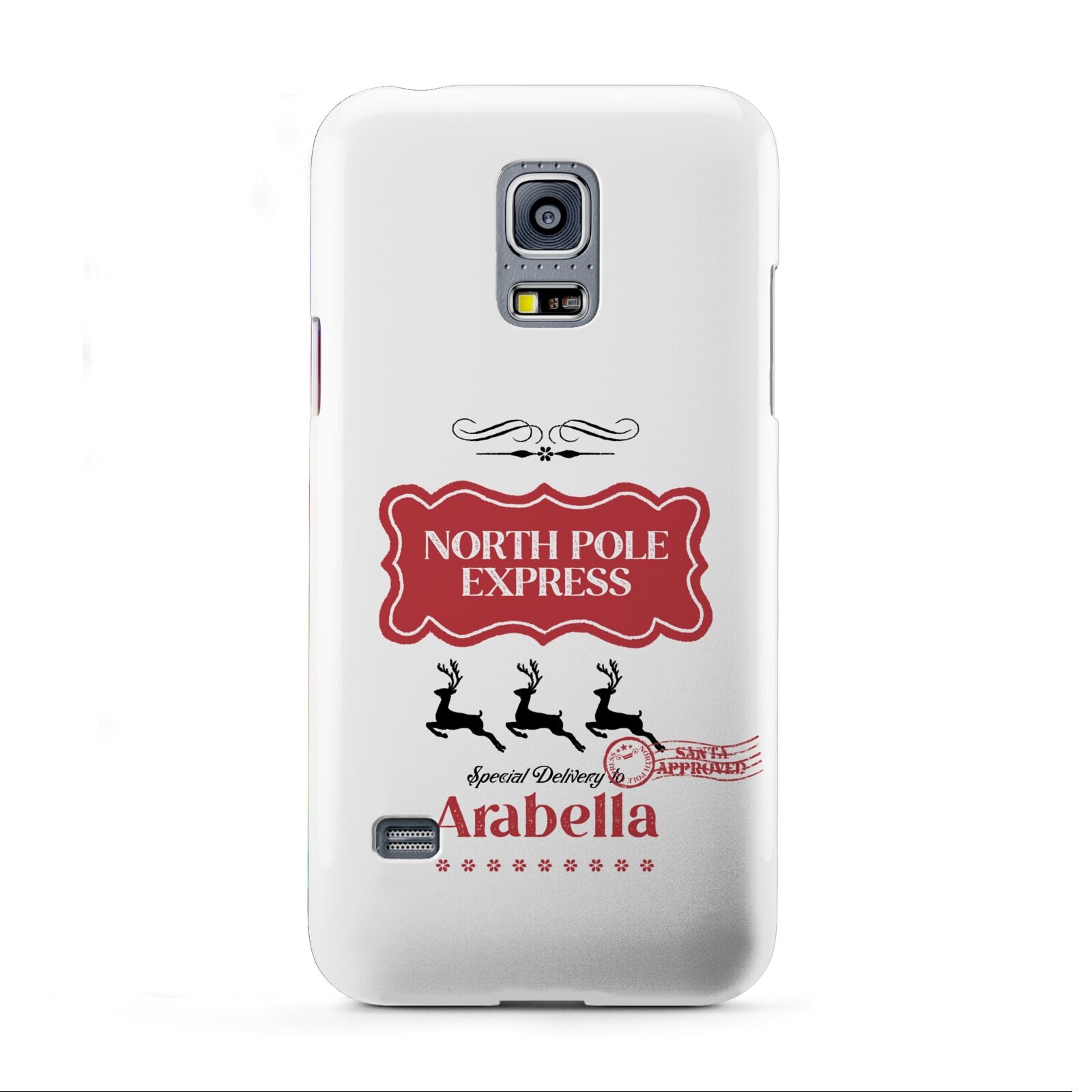 North Pole Express Personalised Samsung Galaxy S5 Mini Case