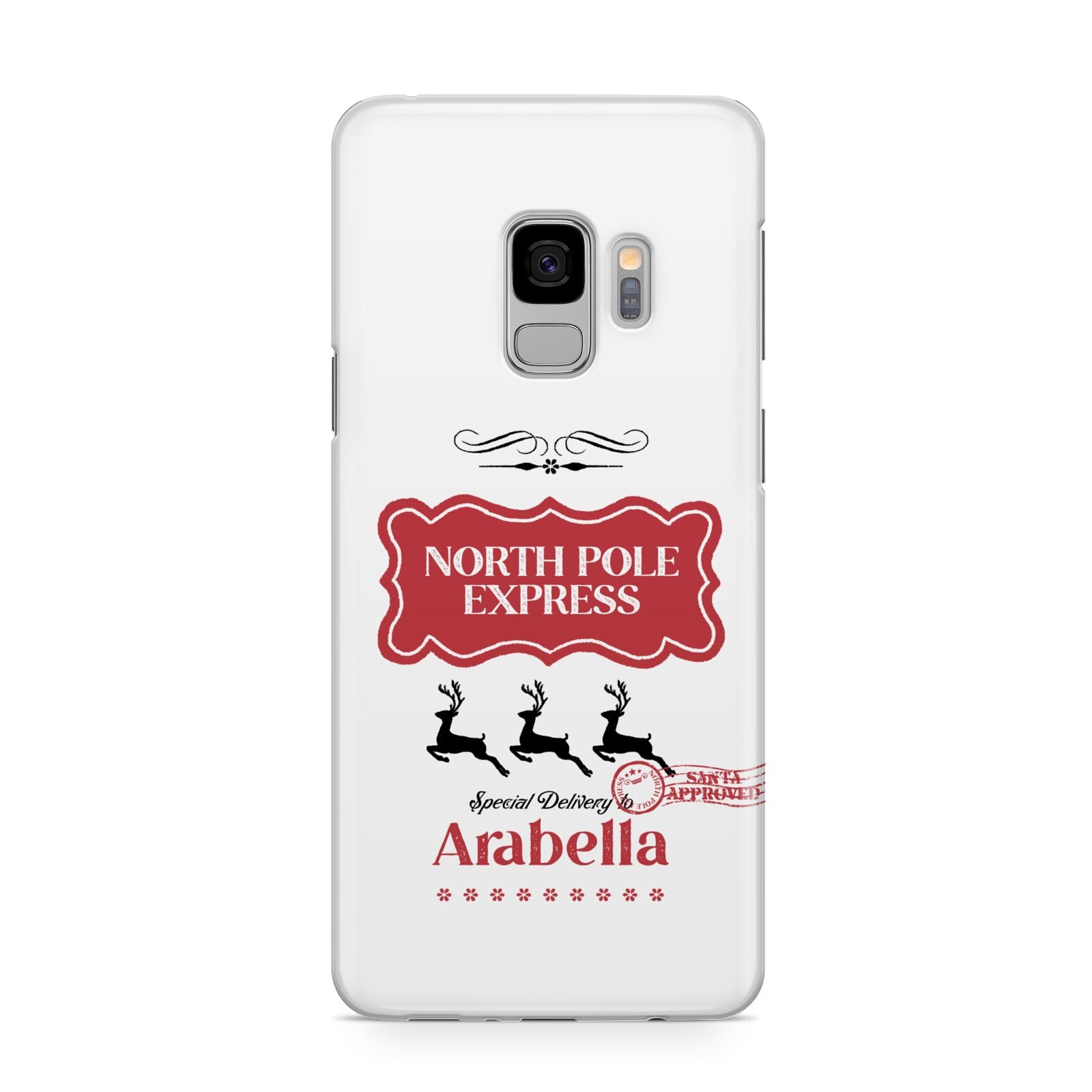 North Pole Express Personalised Samsung Galaxy S9 Case