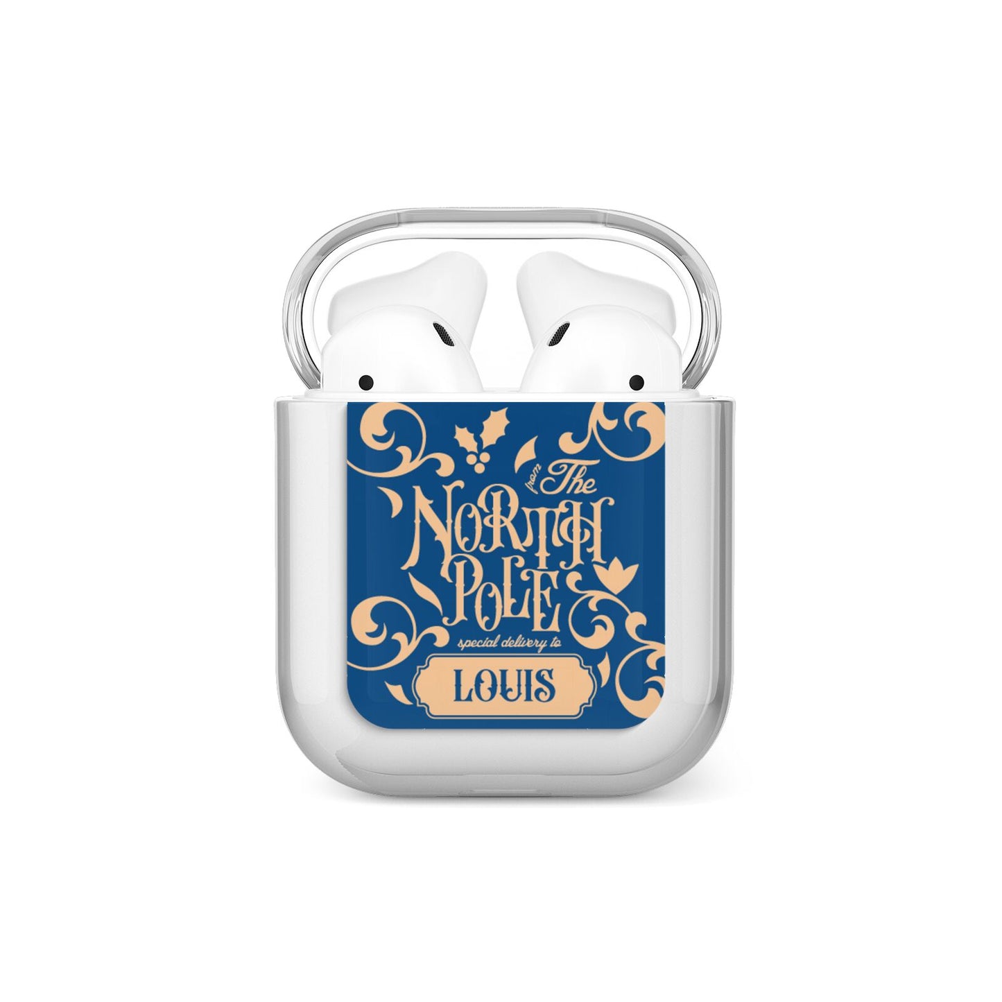 North Pole Personalised AirPods Case