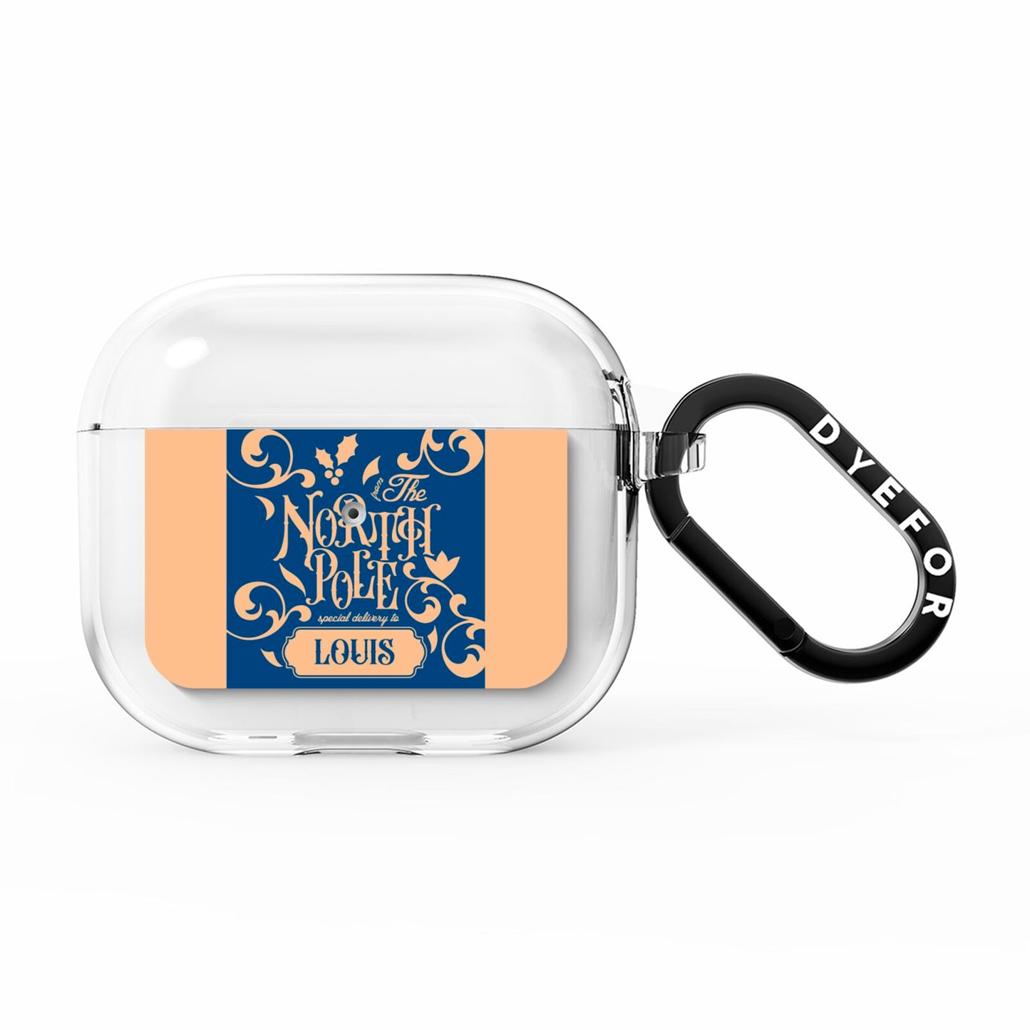 North Pole Personalised AirPods Clear Case 3rd Gen
