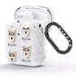 Northern Inuit Icon with Name AirPods Glitter Case Side Image