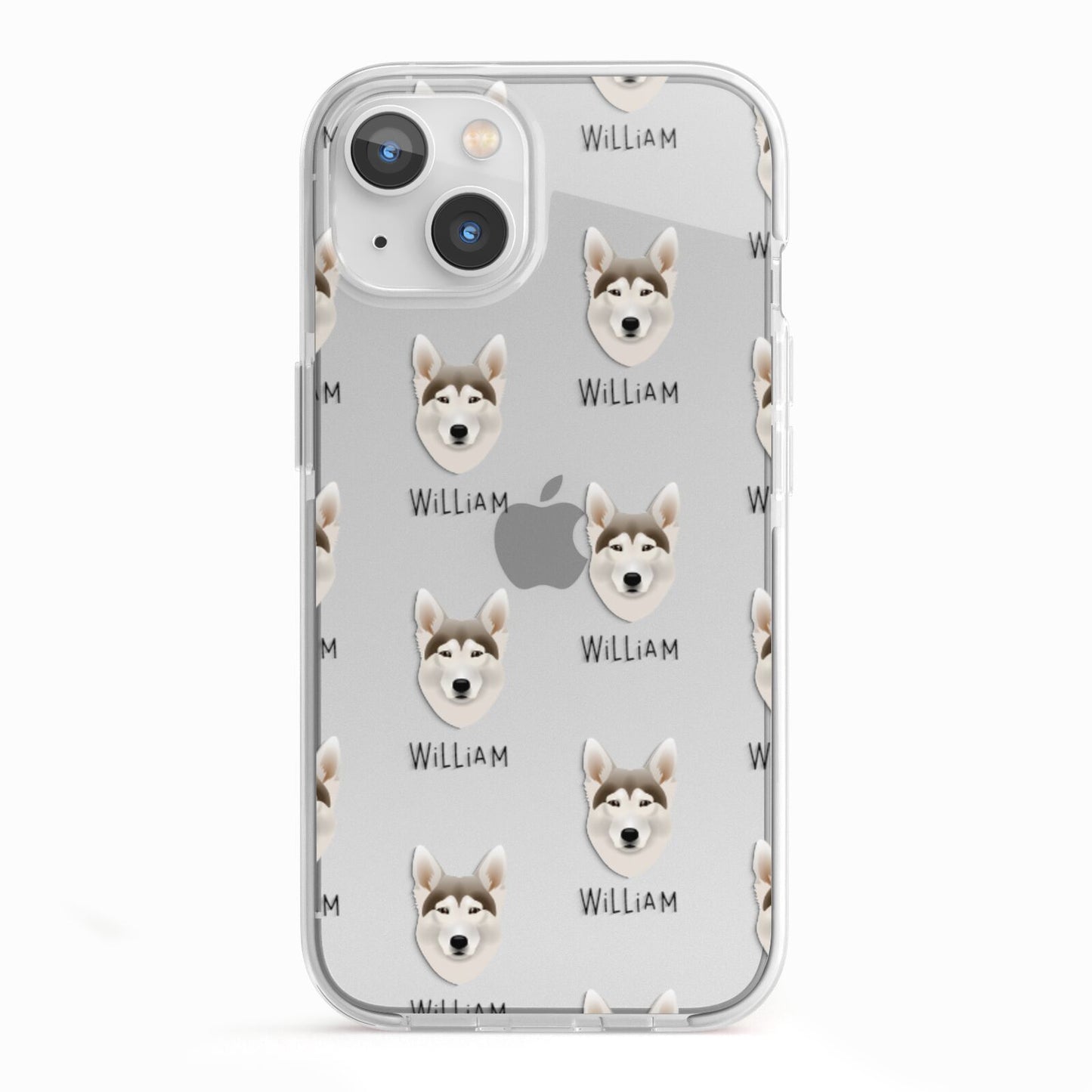 Northern Inuit Icon with Name iPhone 13 TPU Impact Case with White Edges