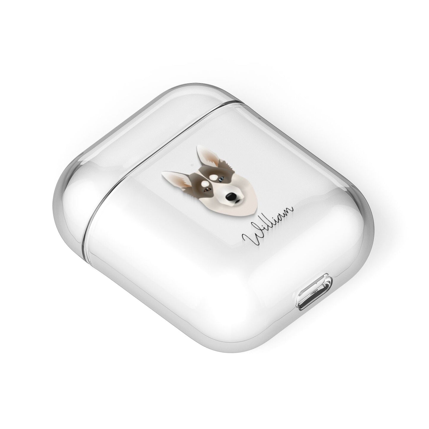 Northern Inuit Personalised AirPods Case Laid Flat