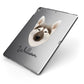 Northern Inuit Personalised Apple iPad Case on Grey iPad Side View