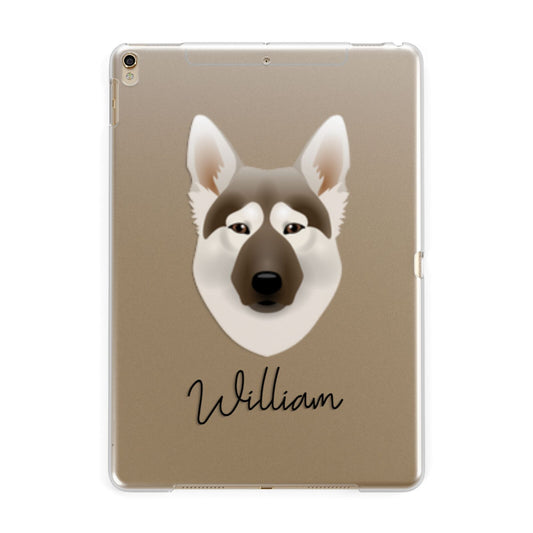 Northern Inuit Personalised Apple iPad Gold Case