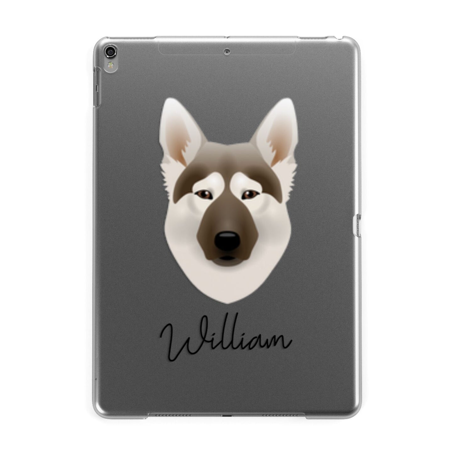 Northern Inuit Personalised Apple iPad Grey Case