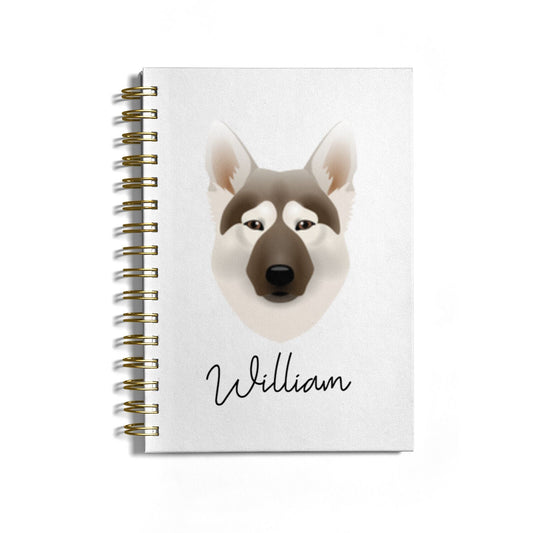 Northern Inuit Personalised Notebook with Gold Coil