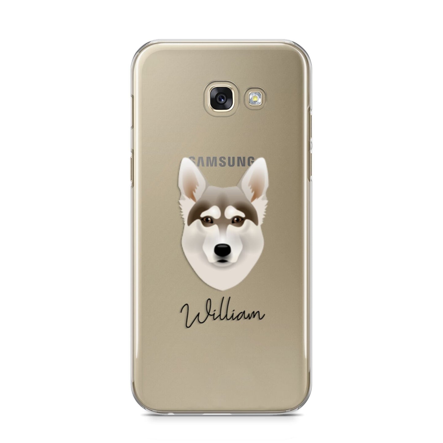 Northern Inuit Personalised Samsung Galaxy A5 2017 Case on gold phone