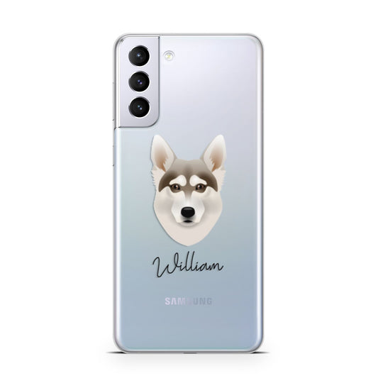 Northern Inuit Personalised Samsung S21 Plus Phone Case