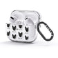 Norwegian Buhund Icon with Name AirPods Glitter Case 3rd Gen Side Image