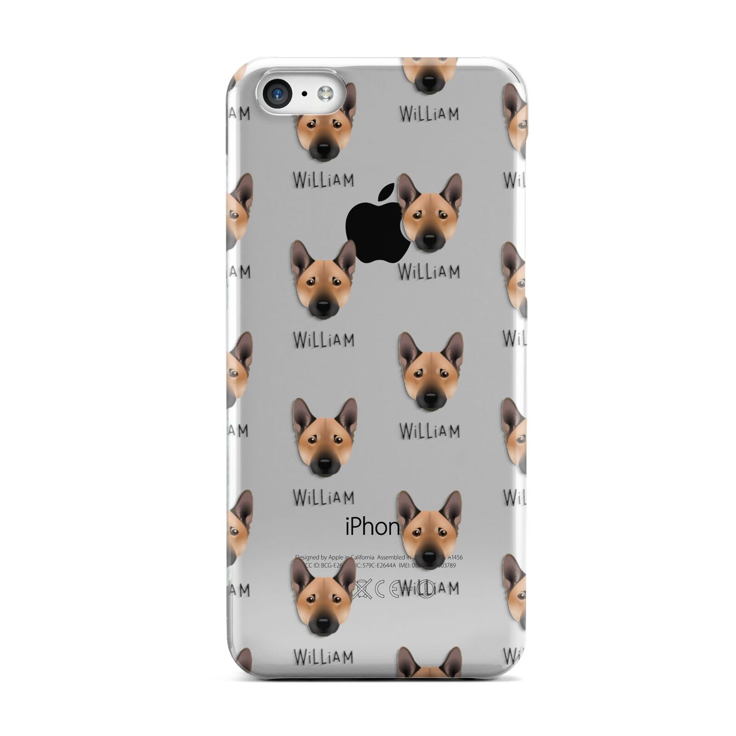 Norwegian Buhund Icon with Name Apple iPhone 5c Case
