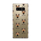 Norwegian Buhund Icon with Name Samsung Galaxy S8 Case