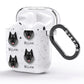 Norwegian Elkhound Icon with Name AirPods Glitter Case Side Image