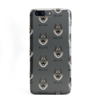 Norwegian Elkhound Icon with Name OnePlus Case