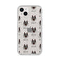 Norwegian Elkhound Icon with Name iPhone 14 Plus Glitter Tough Case Starlight