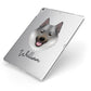 Norwegian Elkhound Personalised Apple iPad Case on Silver iPad Side View