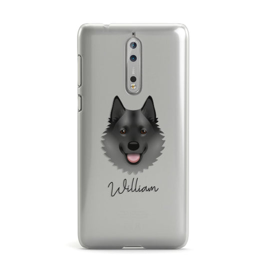 Norwegian Elkhound Personalised Nokia Case