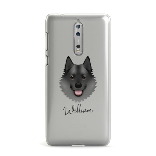 Norwegian Elkhound Personalised Nokia Case