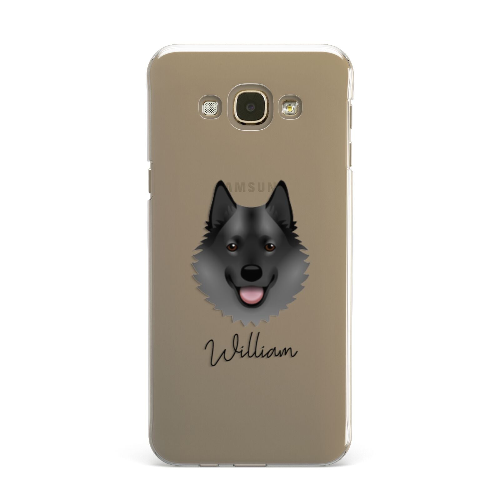 Norwegian Elkhound Personalised Samsung Galaxy A8 Case
