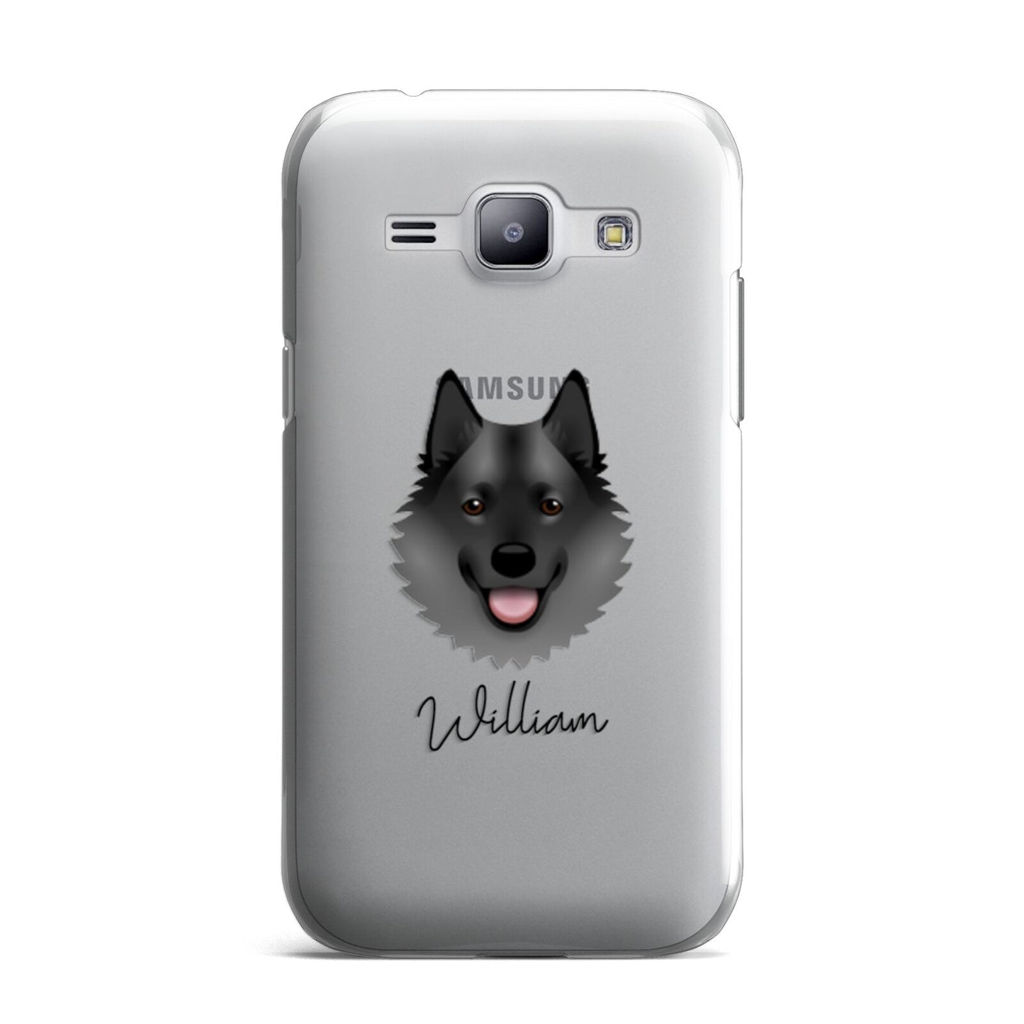 Norwegian Elkhound Personalised Samsung Galaxy J1 2015 Case