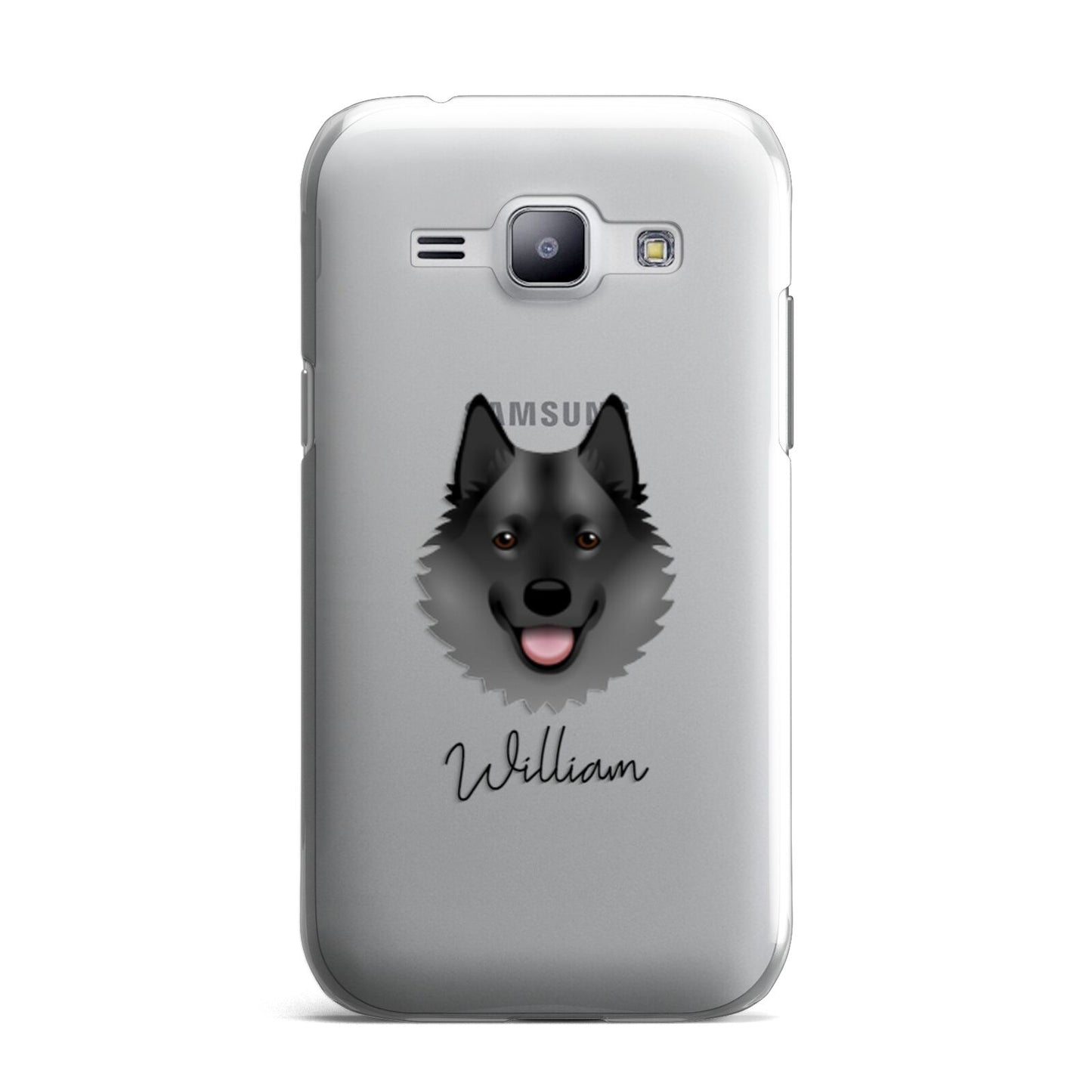 Norwegian Elkhound Personalised Samsung Galaxy J1 2015 Case