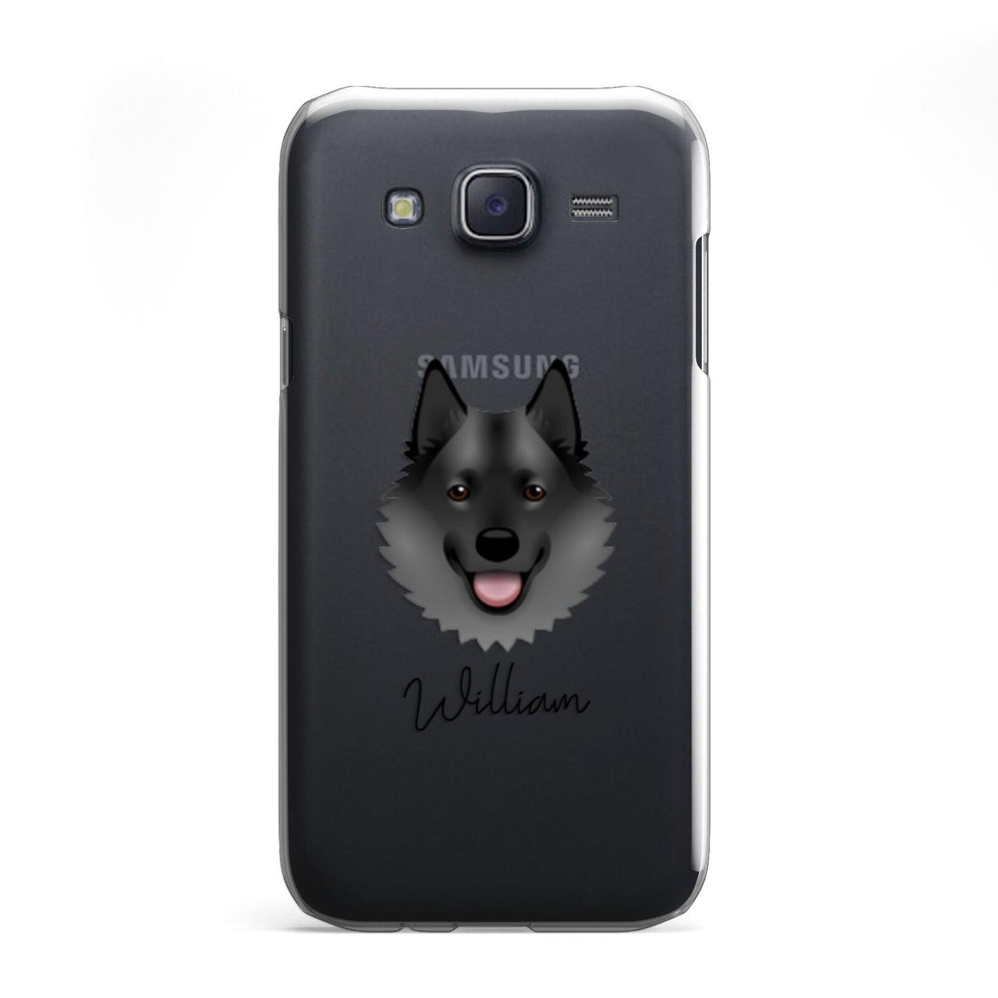 Norwegian Elkhound Personalised Samsung Galaxy J5 Case