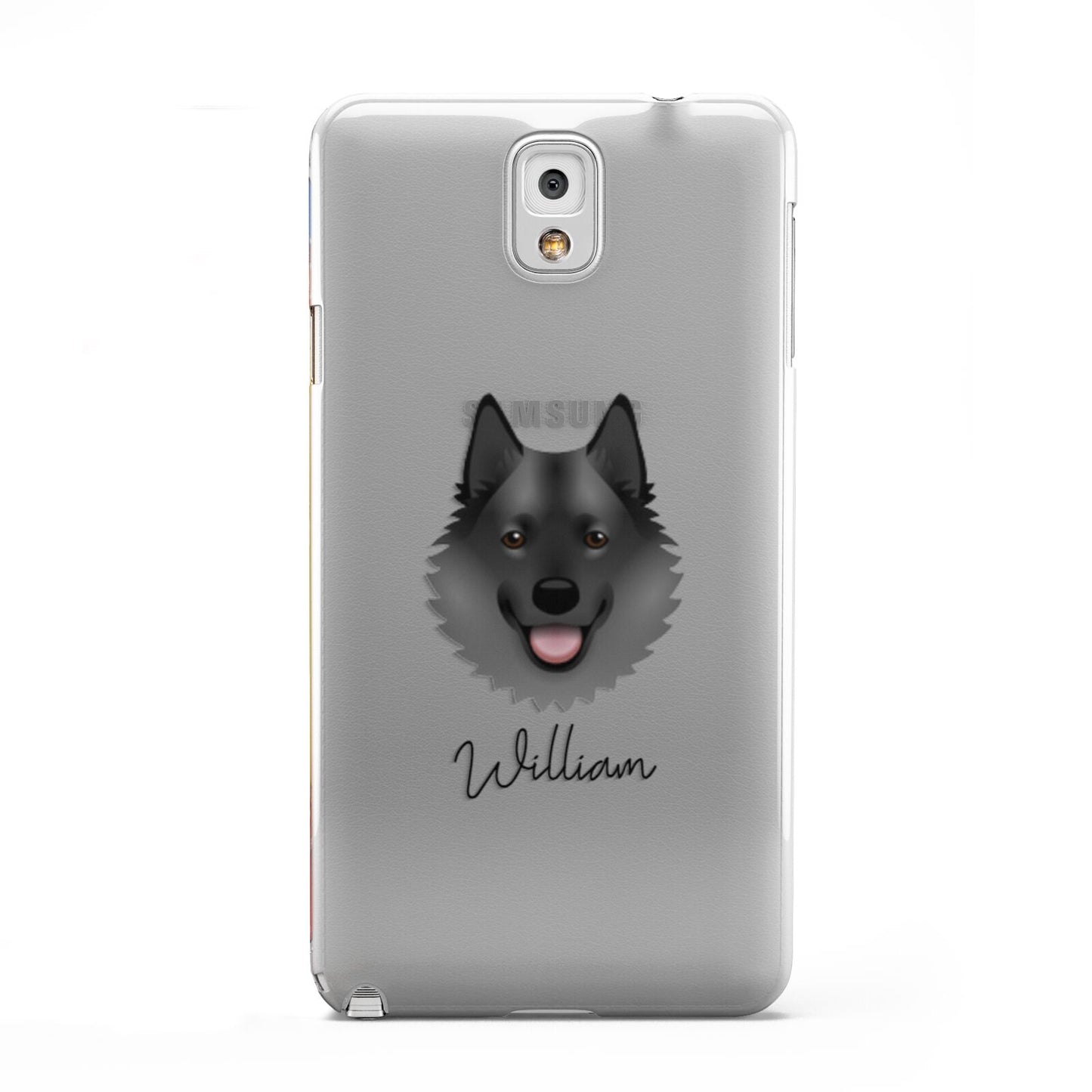 Norwegian Elkhound Personalised Samsung Galaxy Note 3 Case