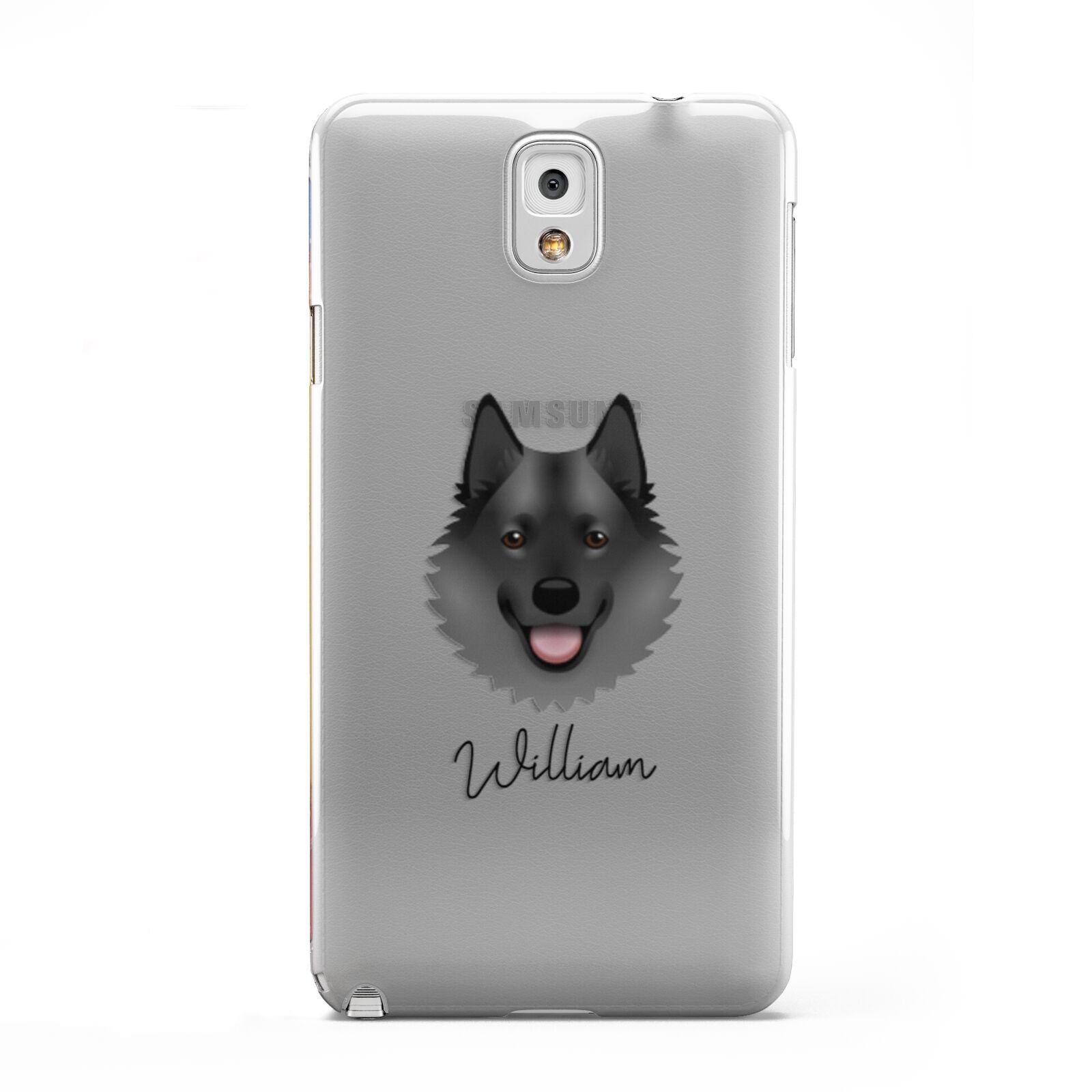 Norwegian Elkhound Personalised Samsung Galaxy Note 3 Case