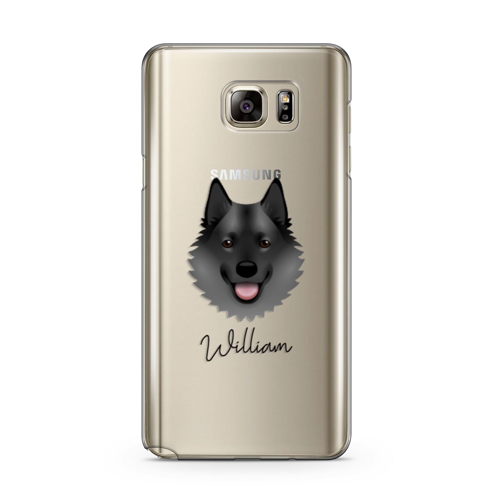 Norwegian Elkhound Personalised Samsung Galaxy Note 5 Case