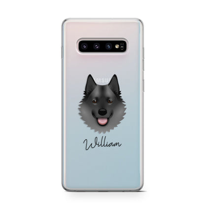 Norwegian Elkhound Personalised Samsung Galaxy S10 Case